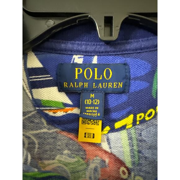 Polo Ralph Lauren Boys Medium 10–12 Bermuda 14th October 2021 67 Polo Shirt - Picture 4 of 5